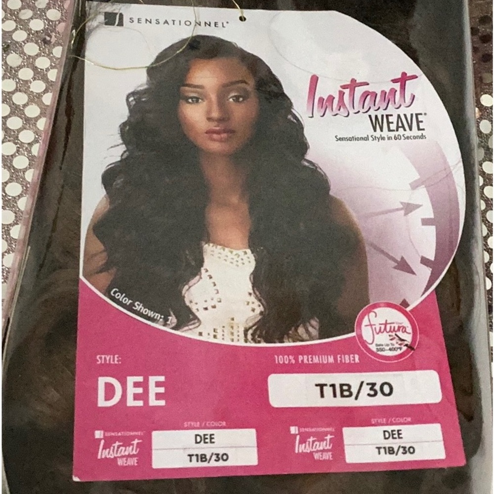 Wavy wig Sensational instant weave 1B/30